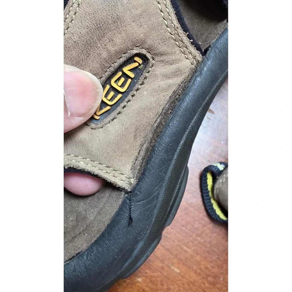 KEEN Newport Leather Sandals Mens‎ 8 Brown Waterproof Hiking Sport Fisherman Sho